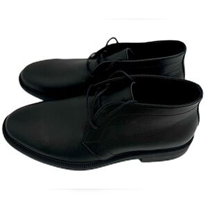 Calvin Klein | Men’s black leather | Chukka Ankle Boots | Size 9.5